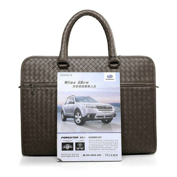 Bottega Veneta intrecciato briefcase 16023 coffee - Click Image to Close
